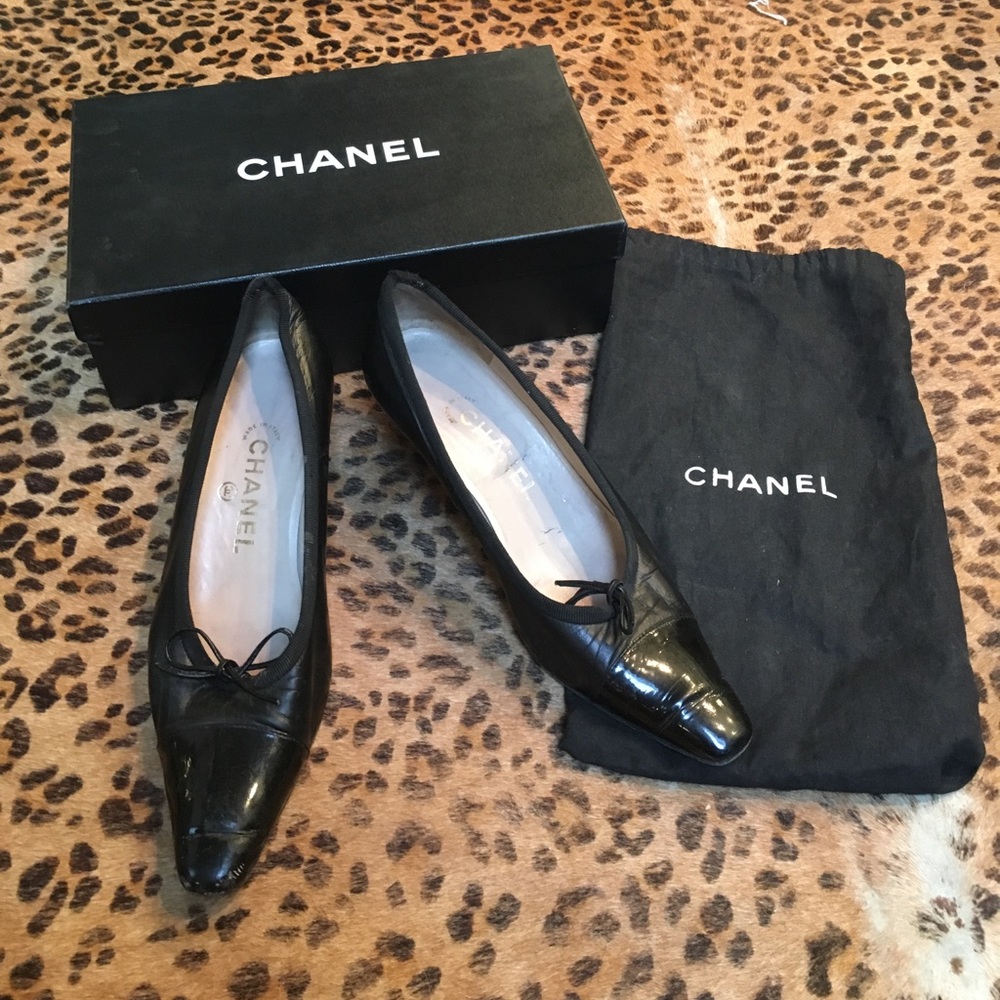- Chanel kitten heel pumps